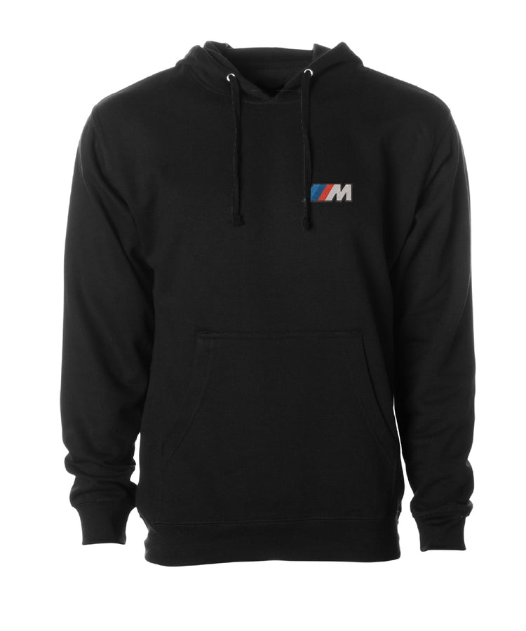 m series badge hoodie