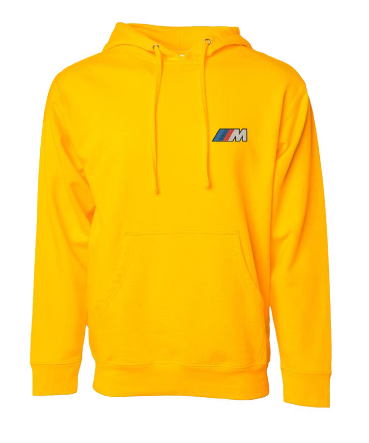 m series badge hoodie