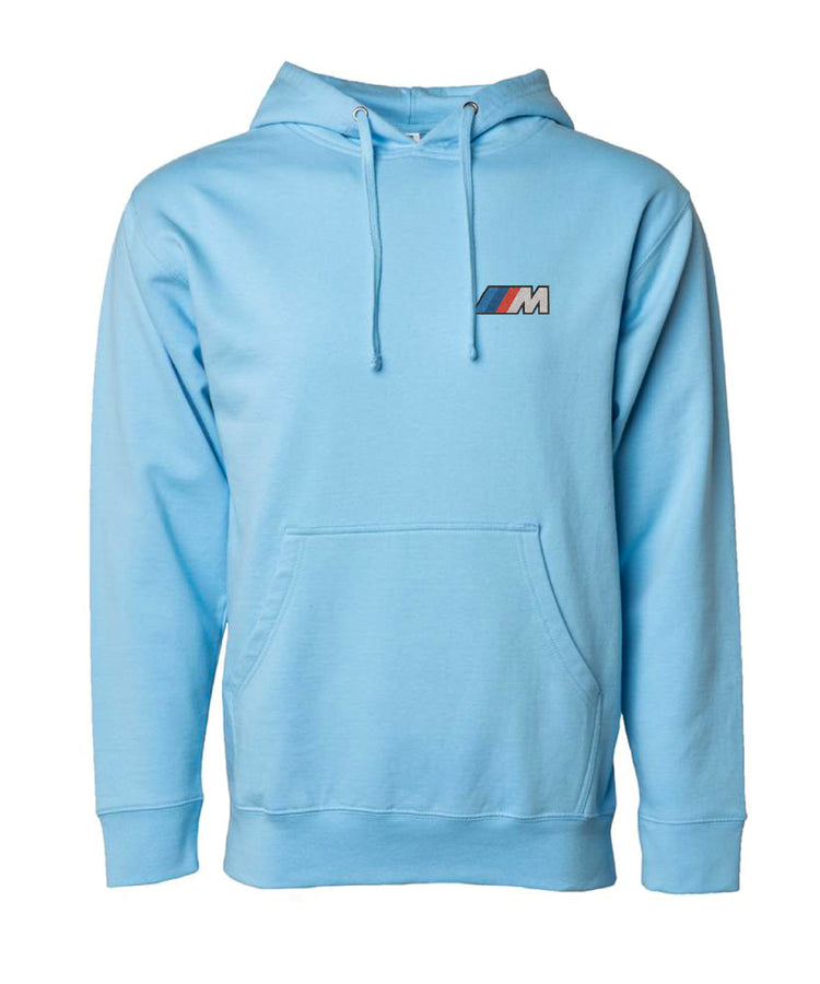 m series badge hoodie