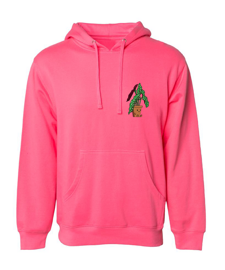 polka dot begonia plant friend hoodie