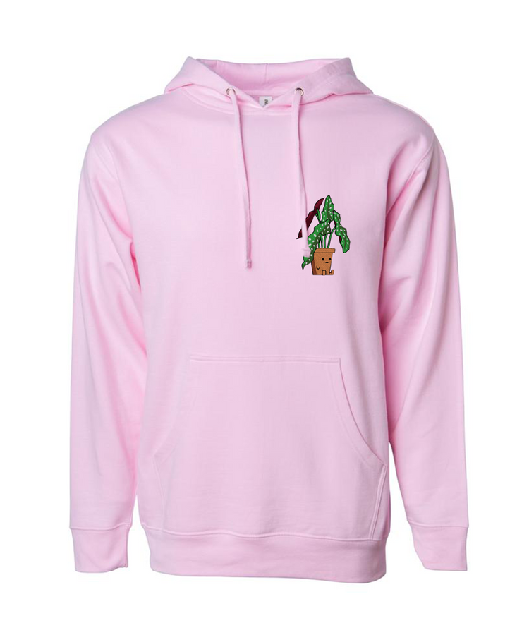 polka dot begonia plant friend hoodie