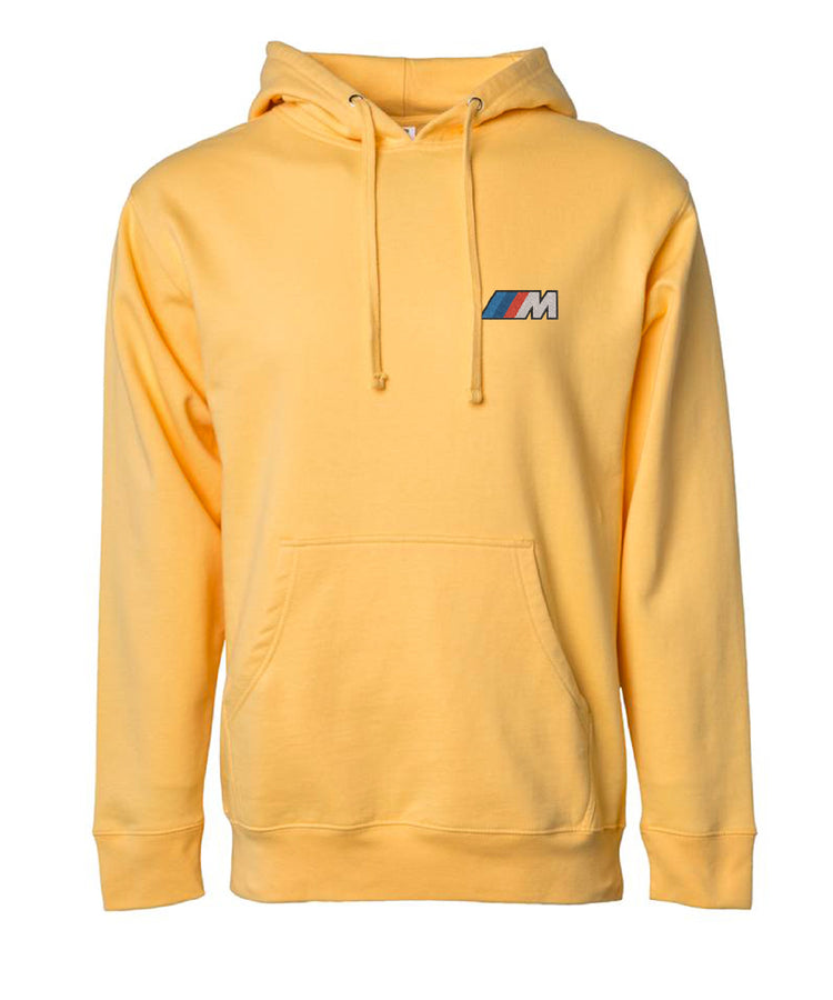 m series badge hoodie