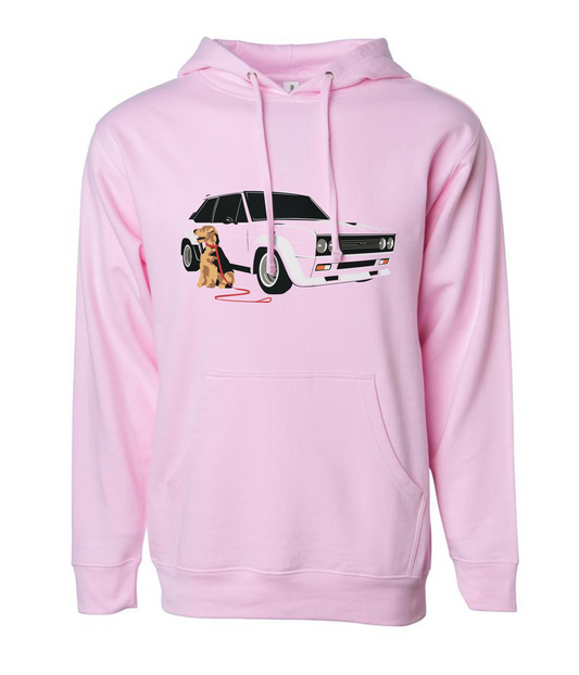 airedale terrier fiat 131 hoodie