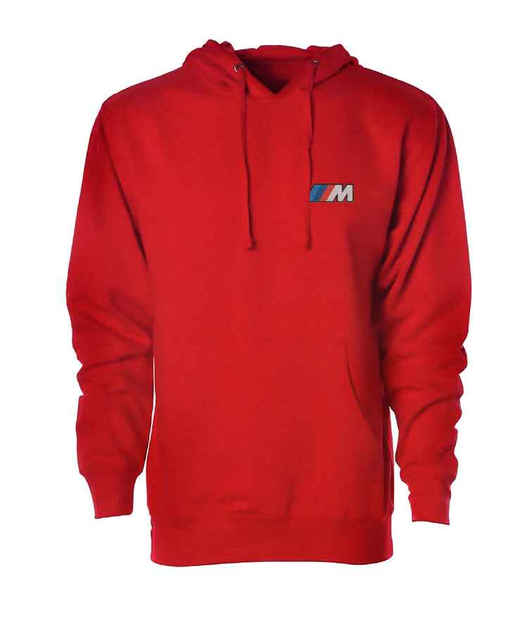 m series badge hoodie