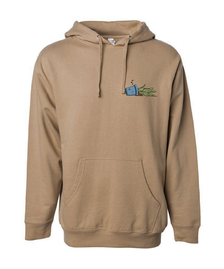 sleepy snake plant friend hoodie