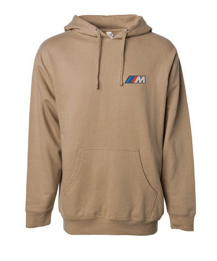 m series badge hoodie